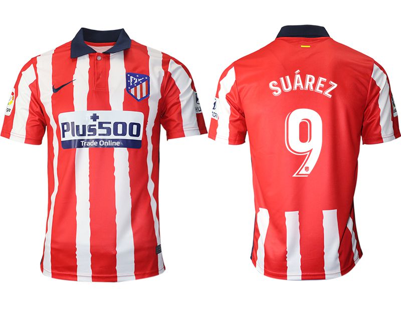 Men 2020-2021 club Atletico Madrid home aaa version #9 red Soccer Jerseys1